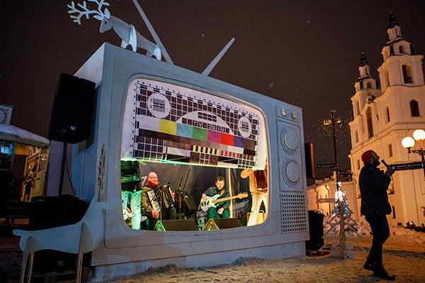 партнерская зона на улице