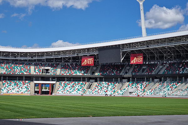 оформление стадиона