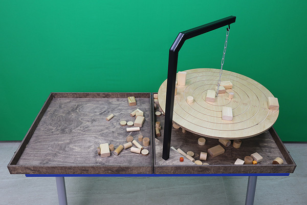 Деревянна игра в аренду и на продажу "Баланс диск"