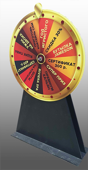 колесо для розыгрышей призов