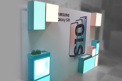 световые кубы