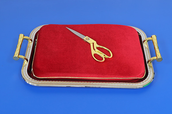 подносы для награждения с бархатной подушкой