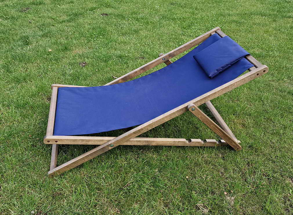 шезлонг без подлокотников