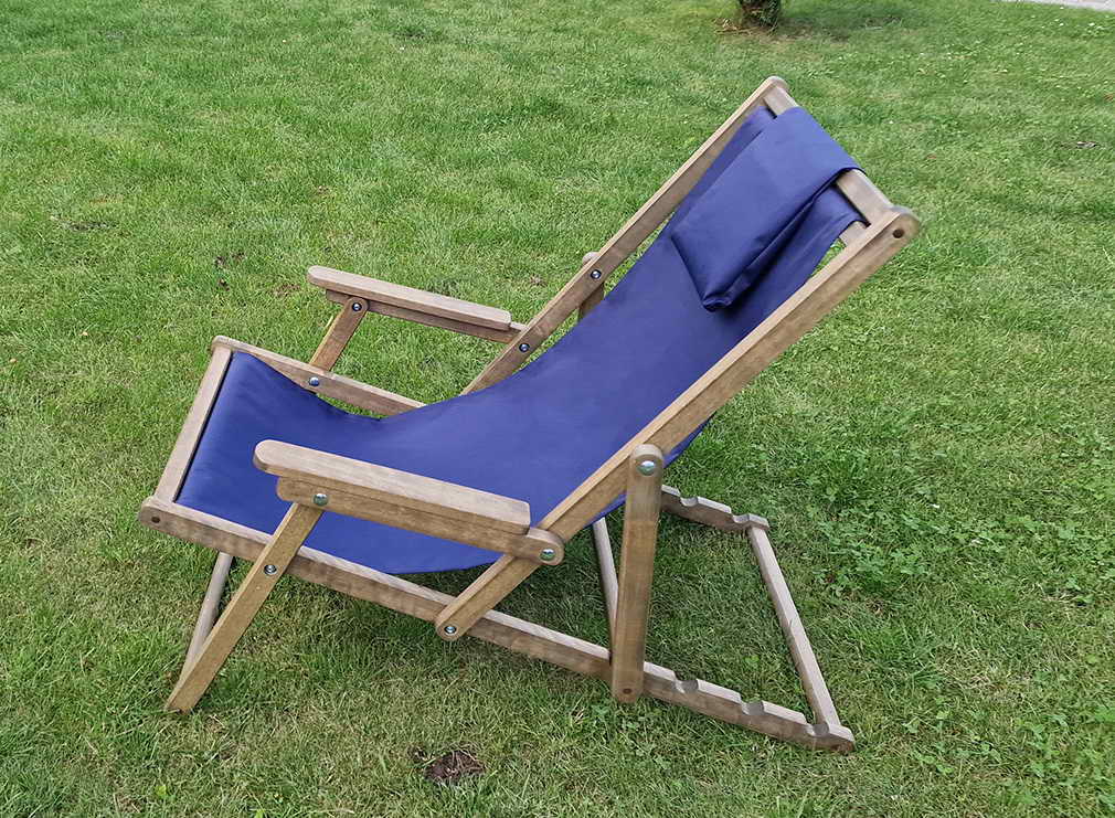 шезлонг без подлокотников